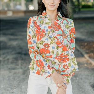 Victoria Dunn Trillium Blouse in Mellow
